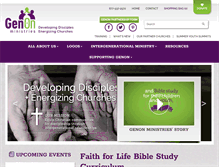 Tablet Screenshot of genonministries.org